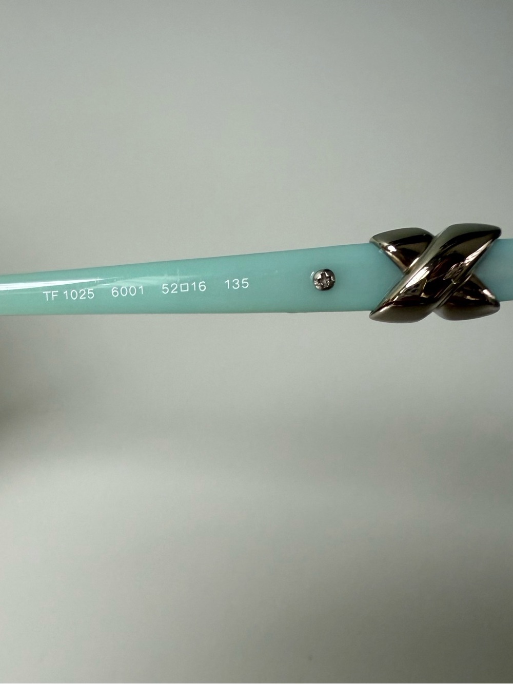 Tiffany & Co. Eyeglasses TF 1025 6001 Silver Blue 52mm - Picture 8 of 8